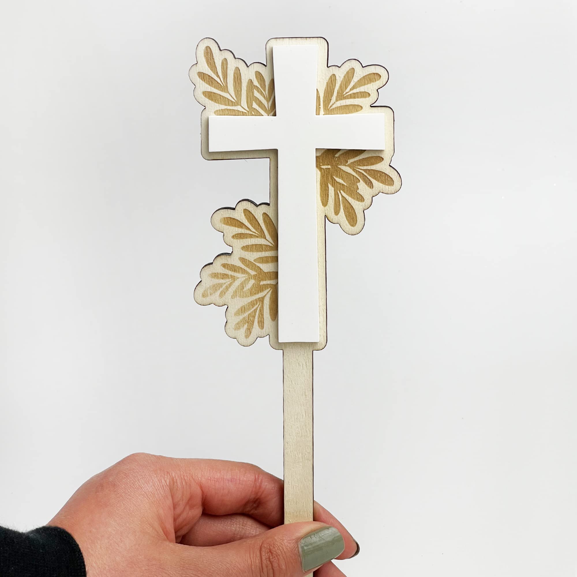 Cake Topper for Christening and Communion Cross - Image 2