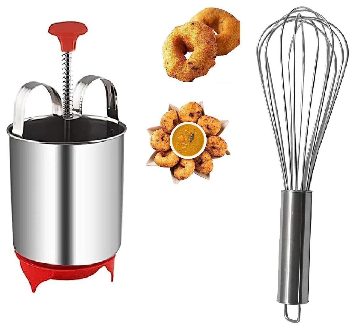 See full amazon price history chart for SYGNIUS Stainless Steel Medu Vada Maker with Whisker, Mendu WADA Machine, Mendu WADA Maker, Makes Perfectly Shaped & Crispy Medu Vada (Combo -3) SYGNIUS Stainless Steel Medu Vada Maker with Whisker, Mendu WADA Machine, Mendu WADA Maker, Makes Perfectly Shaped & Crispy Medu Vada (Combo -3) (B0CHF4B6CD) Amazon Price History, Amazon Price Tracker