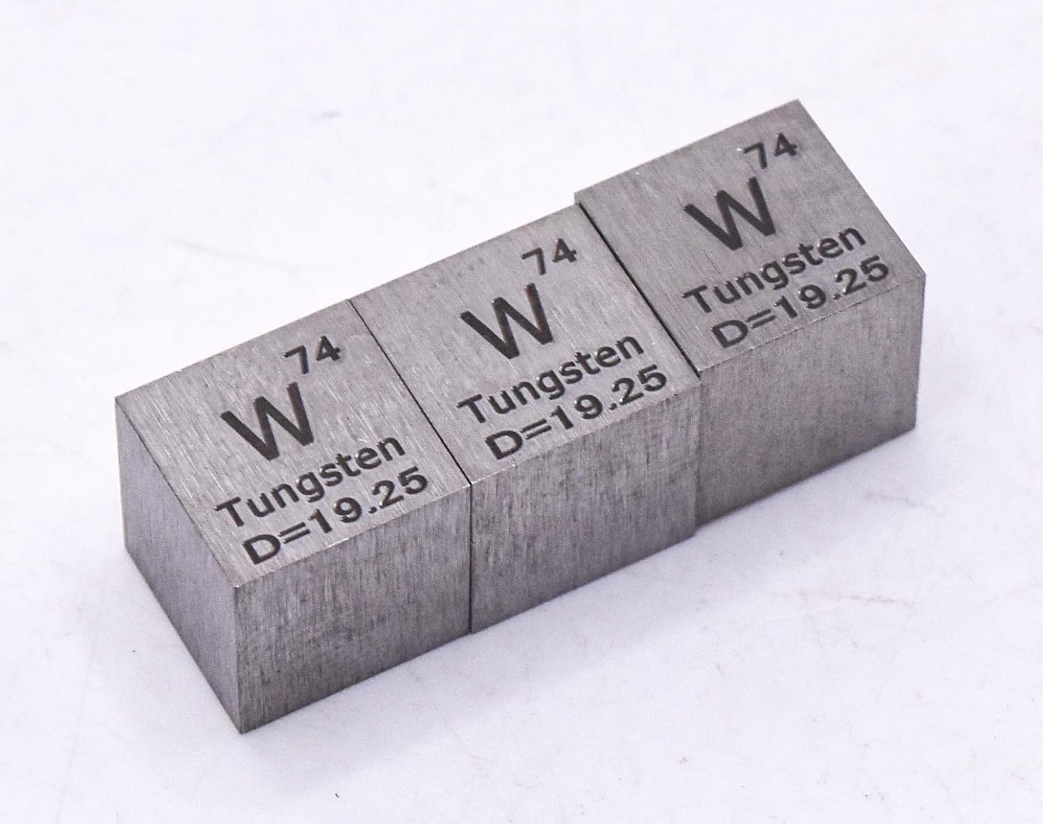 Cubo in tungsteno Wolfram da 10 mm con tavola periodica pura fino al 99,9%, con incisione, per collezione scientifica, educazione scientifica, con scatola in acrilico, 1 pezzo