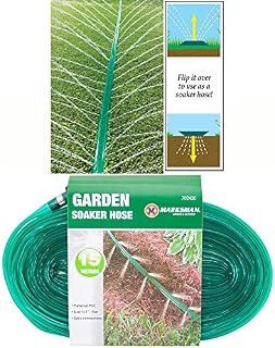 BARGAINS-GALORE 15m Garden Soaker Hose Pipe - Irrigation Sprinkler System, Bed & Plant Rows | Ideal For Young Seedlings, Lawn, Flowers, Grass, Hedges, All Plants & Vegetables