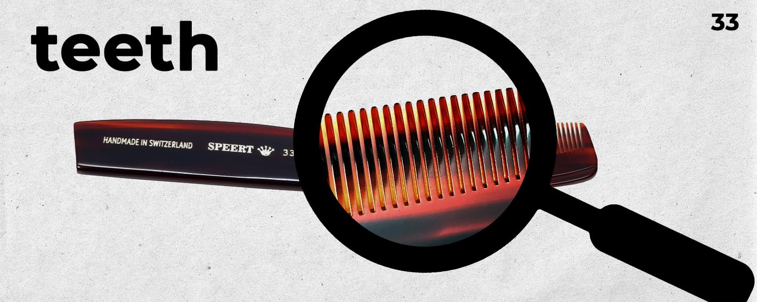 Amazon | Speert #33 アセテート べっ甲 ヘアドレッシング コーム