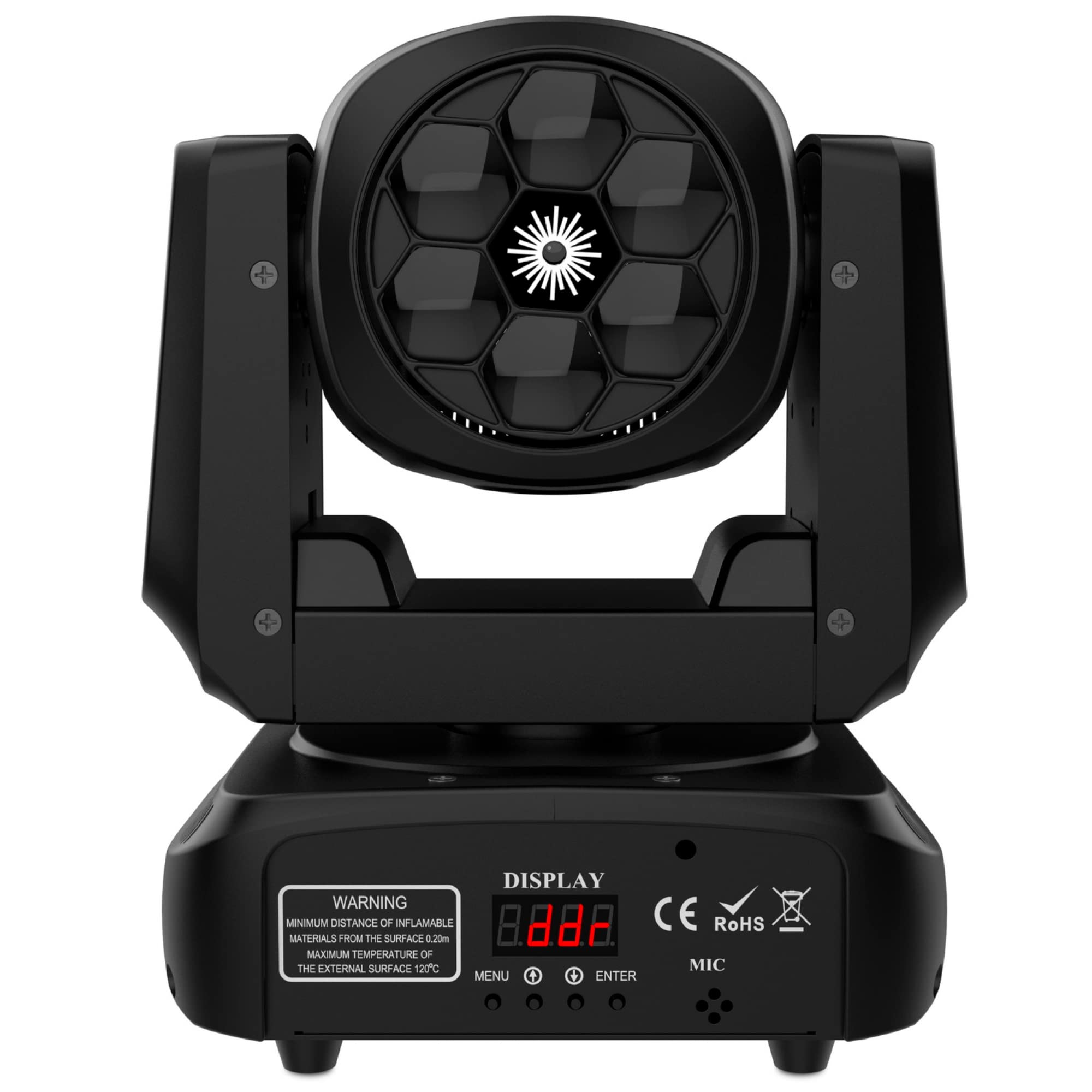 Audibax Iowa 90 Laser Cabeza Móvil Wash 90W RGBW 4 en 1 + Láser Verde 500 MW