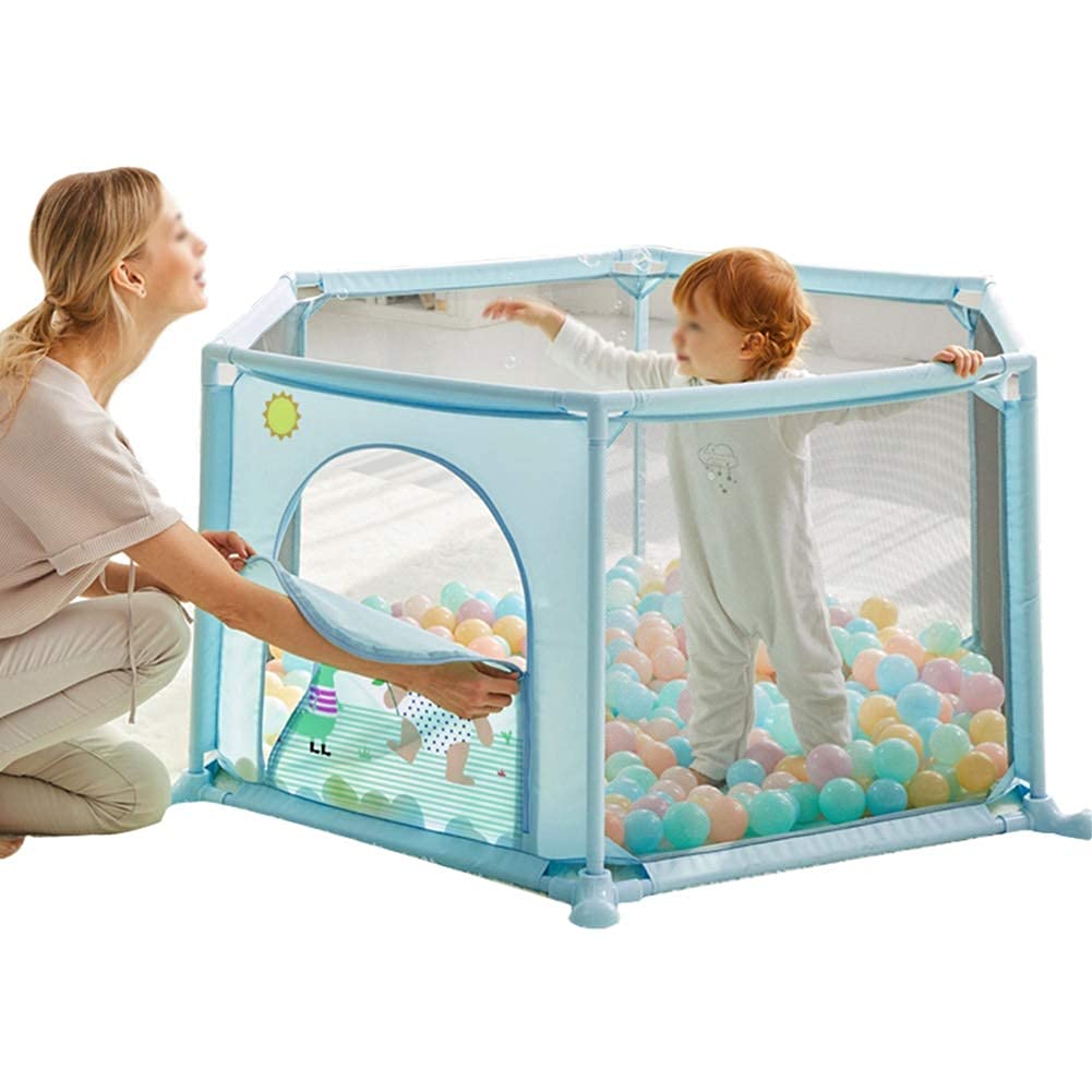 Amazon.co.jp: ドア付き幼児用ベビーサークル、ポータブル折りたたみ式