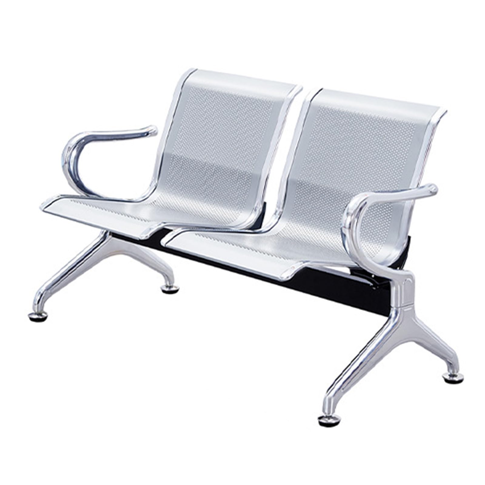 SaryEdge 3 Seat Airport Reception Bench with Armrest and Backrest Office Room Chairs for Airport Bank Business,2-Seat,2-Seat