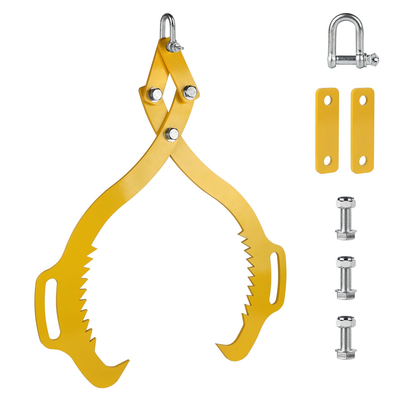SWAWIS Forstzange Gelb - Für Baumstämme Bis 460mm & 800kg