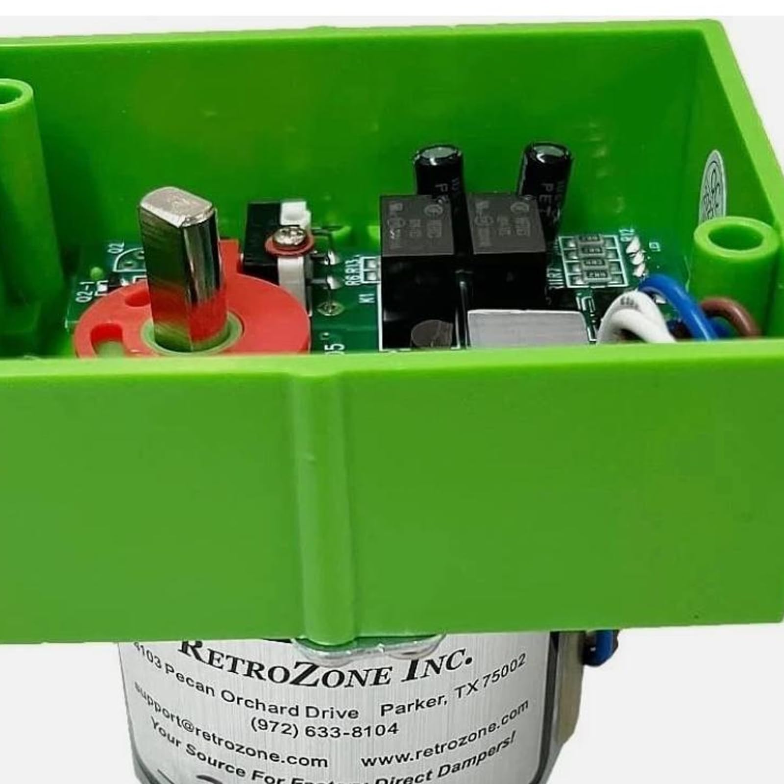 Alternativer Motor für vierseitige Steuerungen, 24 V Leistung, inklusive Führung, 1 Nm Momentaktor, einfacher Dämpfermotor