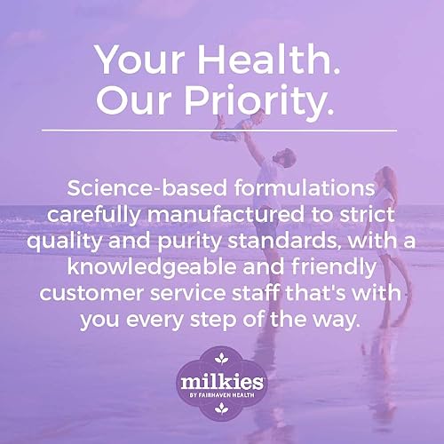 Miniatura 6 de Milkies Vitamina posnatal, apoyo de lactancia para madres lactantes, multivitamínico nutritivo de leche materna multivitamínico, inmunidad y energía