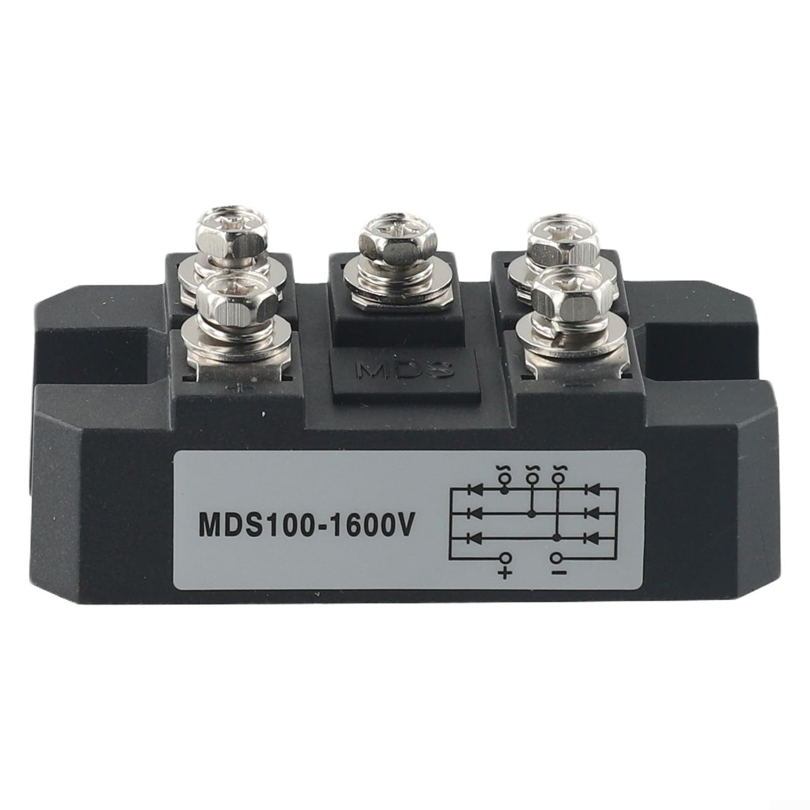 Reliable MDS100A 1600V 5 Terminal 3 Phase Fullway Diode Module Rectifier Excellent Glass Passivation