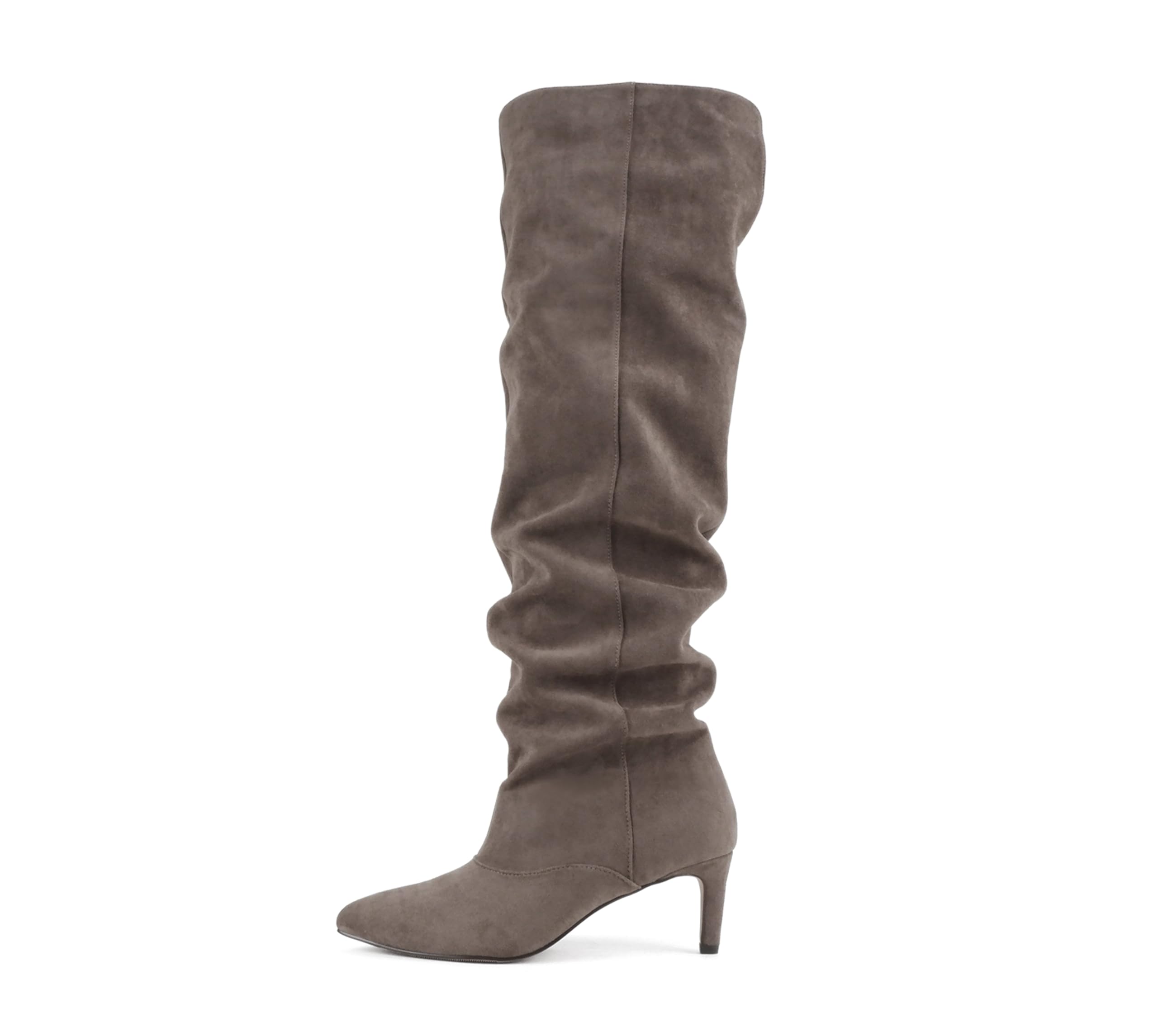 Soda Hannah - Women Pointed Toe Slouchy Over-the-Knee Boot
