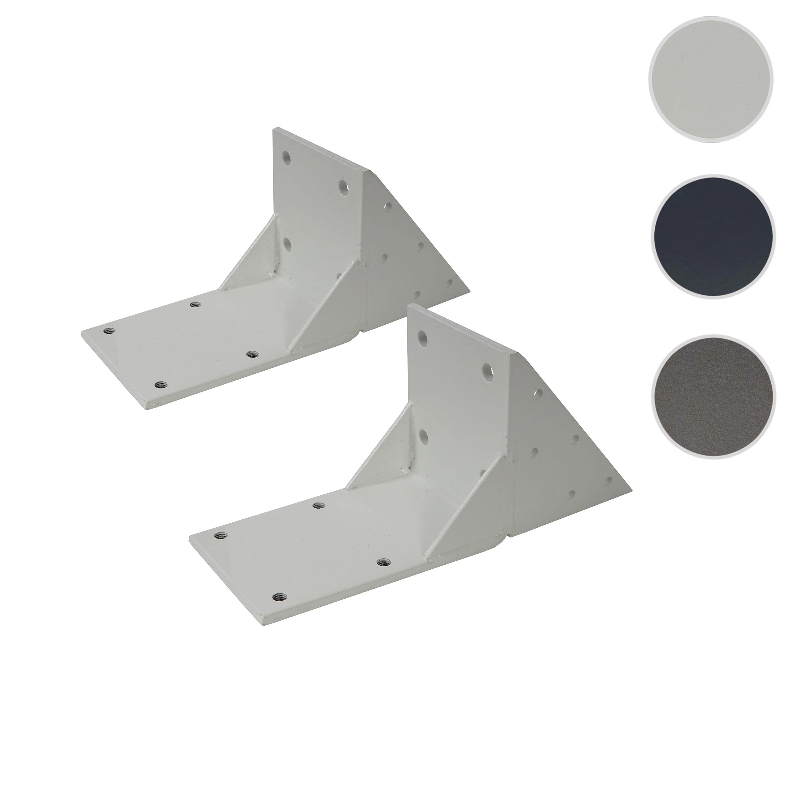 Mendler 2 x adapter do krokwi dachowych do markizy kasetowej T122 T123, uchwyt do krokwi dachowych adapter