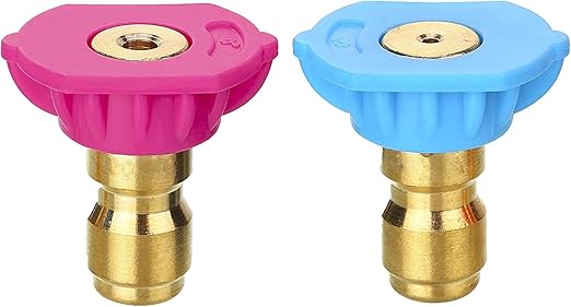 Tool Daily Second Story Quick-Connect Nozzle Kit for Pressure Washer, 4000PSI 1/4 Inch, 2-Pack