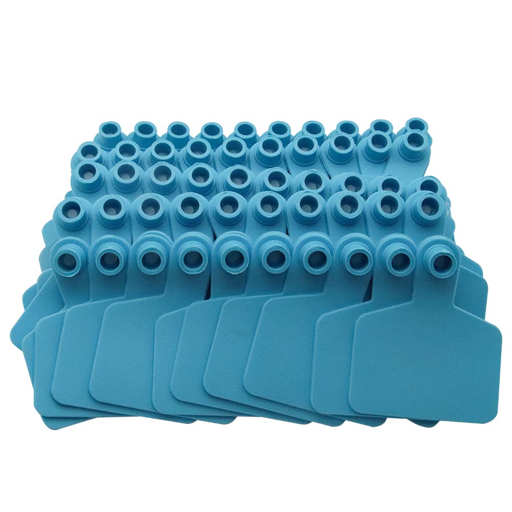 100Pcs étiquettes D'oreille De Bétail En Plastique, étiquette De Marqueur D'animaux Pour Lapin Renard Chien Chevre Moutonrouge 90499108