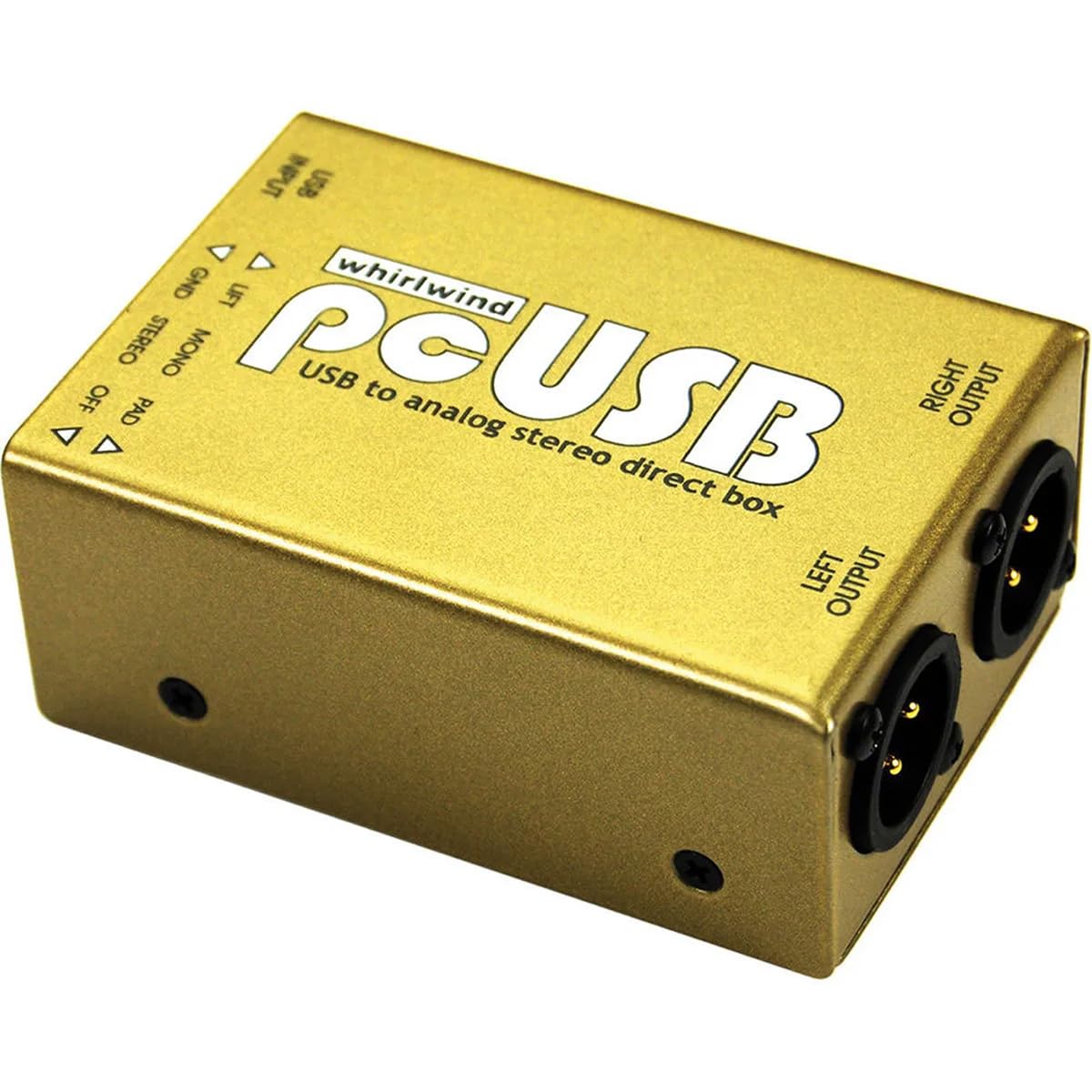 whirlwind PCUSB ダイレクトボックス Amazon.com: Whirlwind PcUSB 2-Channel Active USB Pieces Direct Box