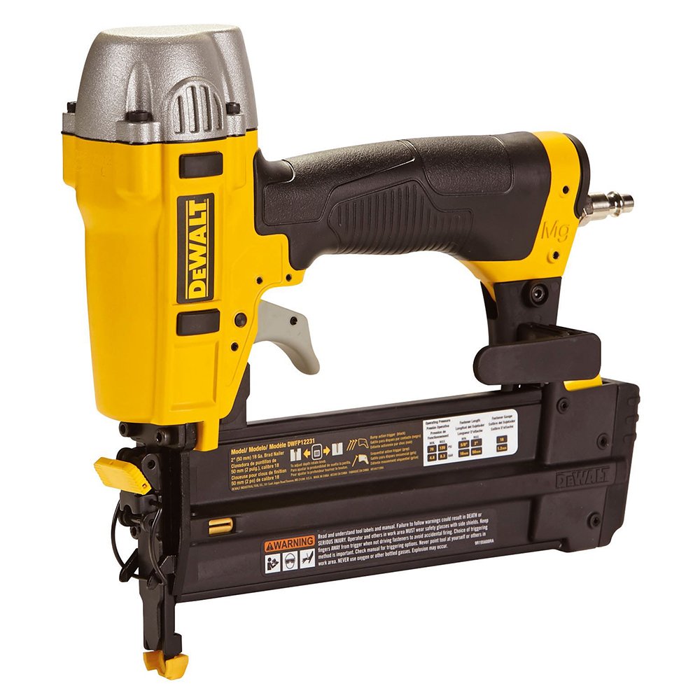 Dewalt Chiodatrice ad aria compressa DPN1850-XJ DPN1850 senza olio senza manutenzione 18G 15-55mm con custodia, gialla, m