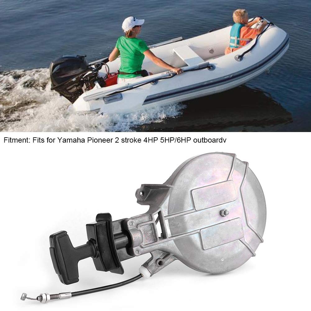 Convient pour Démarreur Hors-Bord, Remplacement Durable pour 2 Temps, Facile à Installer pour Les Amateurs de Navigation de Plaisance.