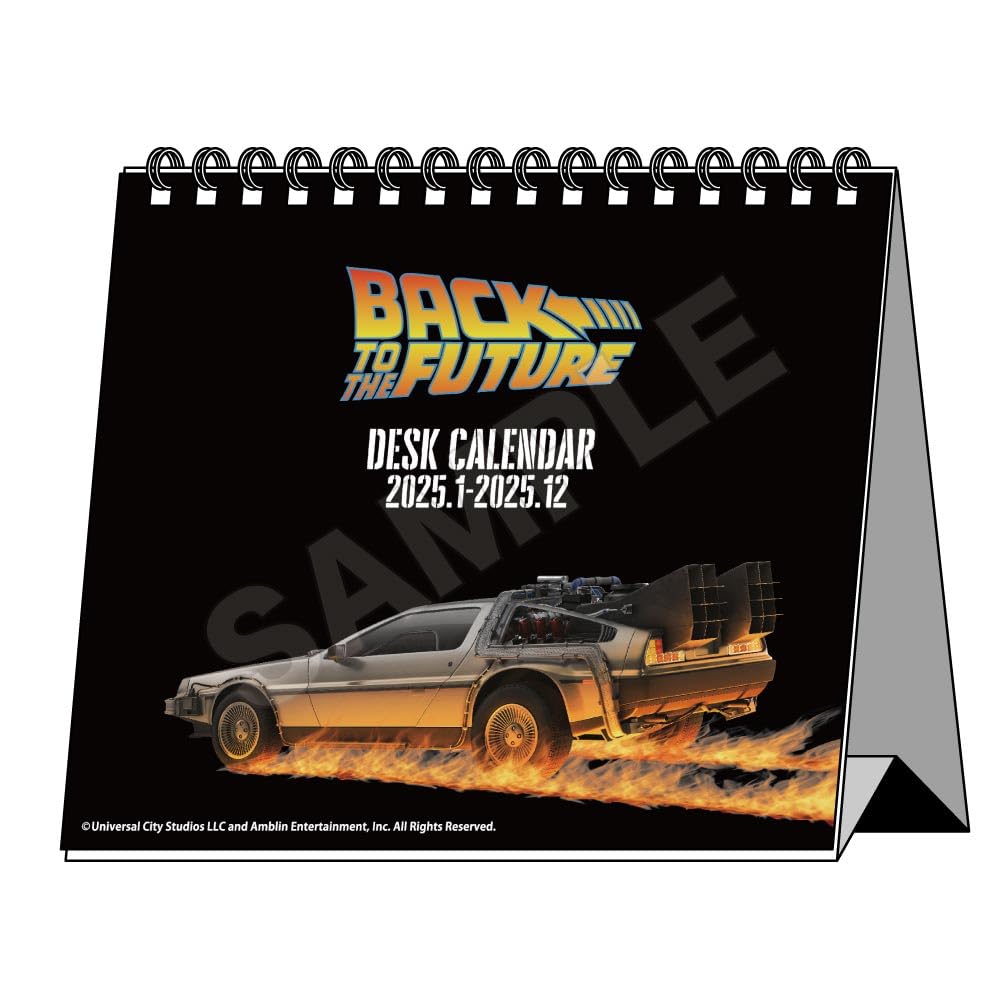 Amazon.co.jp: Back to the Future Desk Calendar 2025 : Office Products