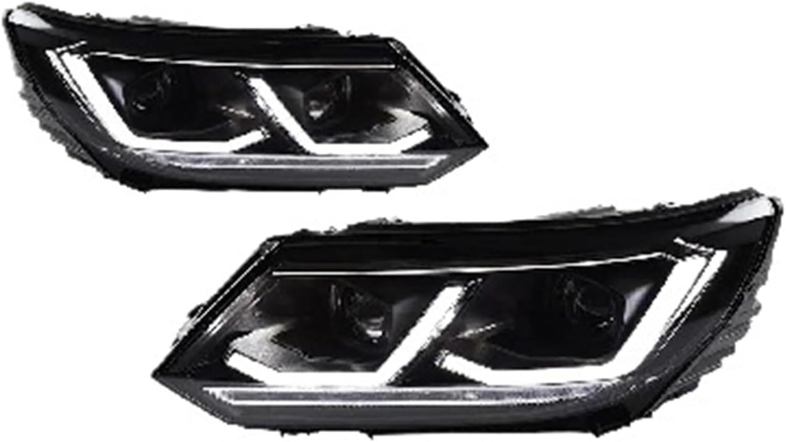 Fari dell'auto Fari anteriori per auto per VW per Tiguan 2013 2014 2015 2016 luci diurne doppio proiettore