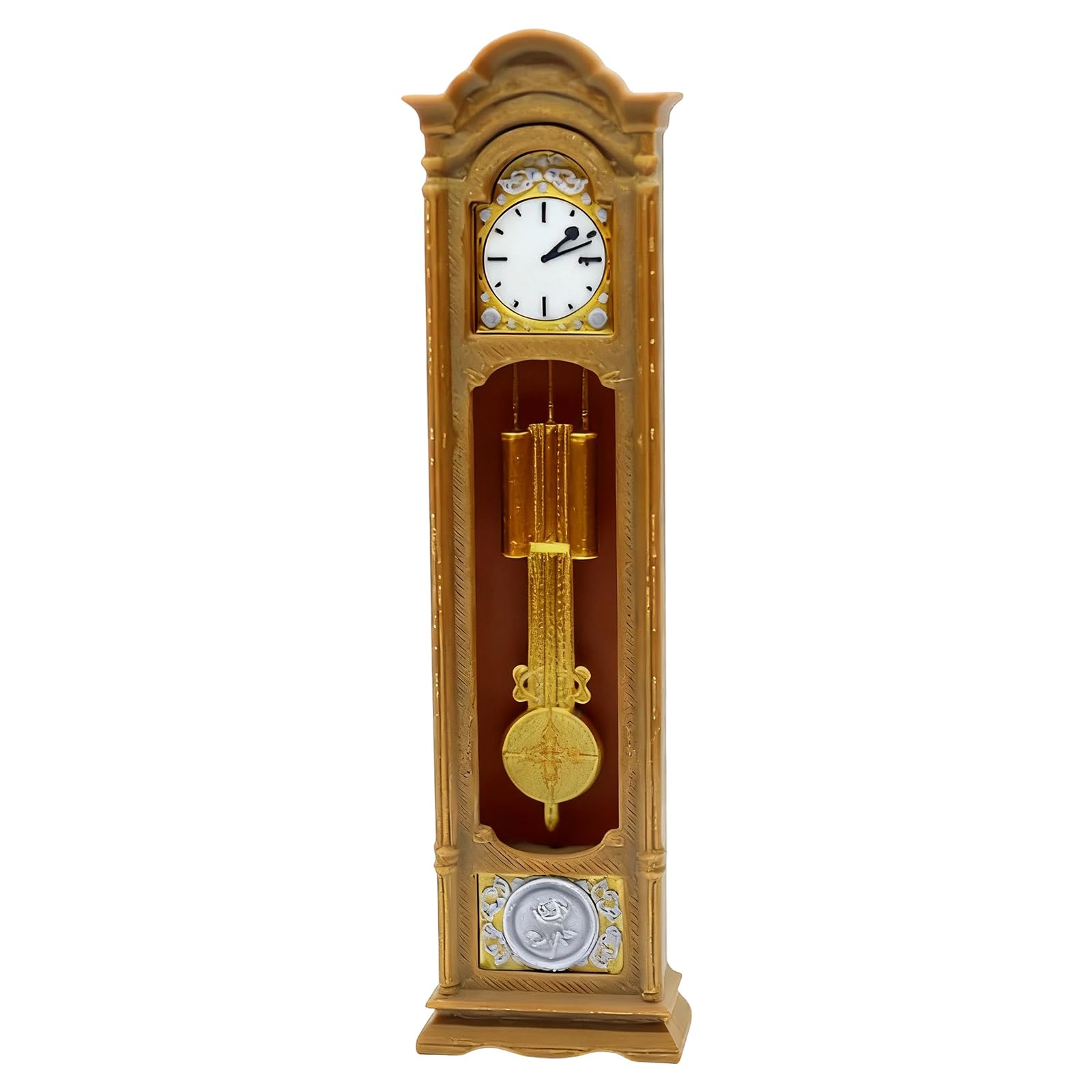 Limtula Creative Gift Miniature Dollhouses Clock 1: 12 Scale Feature Detailed Design for Room Setting Creative Gift Dollhouses Clock