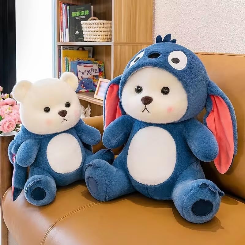 Image of ADORA Baby Plushies - 30 cm Blue Lovable Huggable Soft Toy, Big Size Plush Teddy Bear, Elegant Soft Plush Toy for Babies, Great Birthday Gift for Girls
