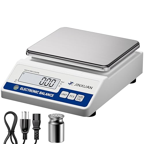 Miniatura 14 de Escala de Laboratorio 1000g Balanza Digital de 0.01 Gramo de Precisión Escala de Balance Electrónica Analítica para Joyería, Cocina, Laboratorio,