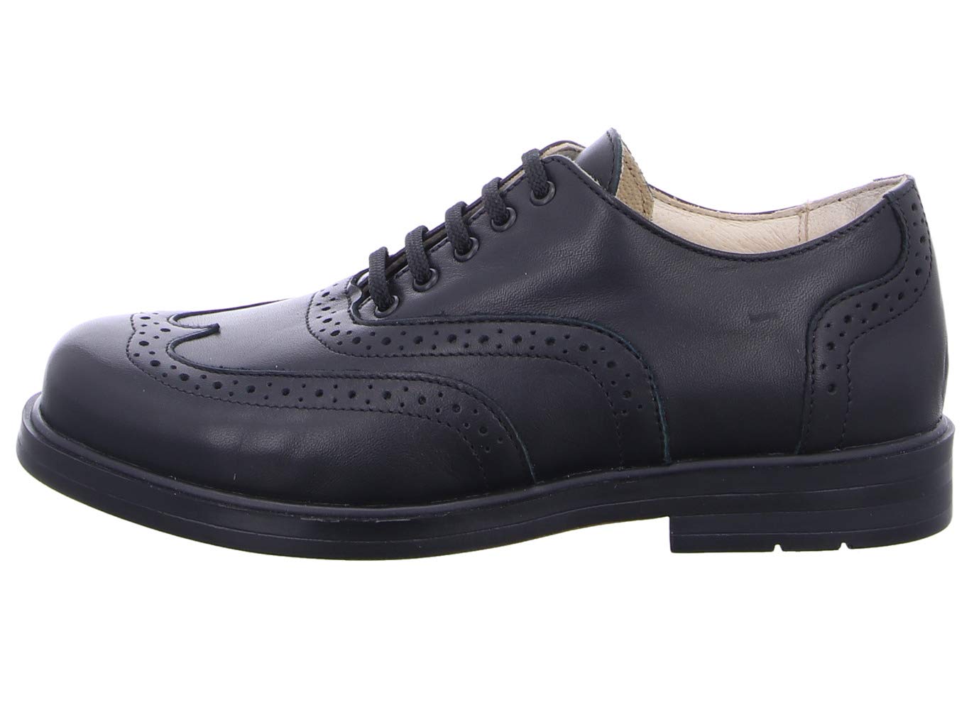 Däumling 700031-M-70 - Sandalias de Vestir de Piel para niño Negro Clipper Schwarz, Color Negro, Talla 35