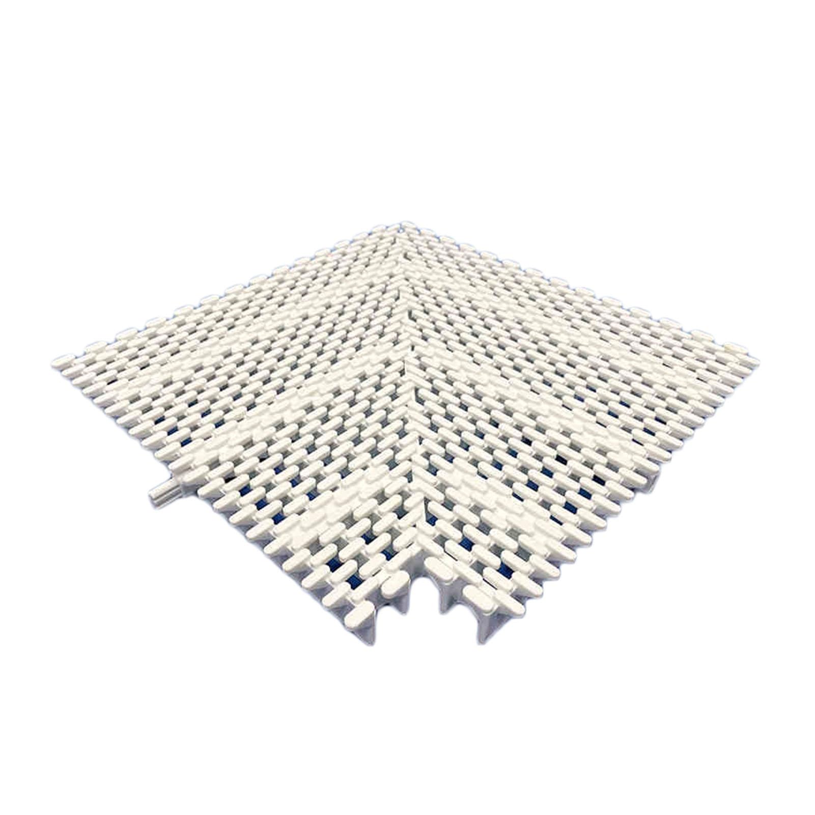 Griglie per piscine, griglia di drenaggio per piscine in plastica PPS resistente, griglia di troppo pieno 18x18 cm per patii, vialetti e bordi piscina - 1 pezzo, accessorio essenziale per il supp