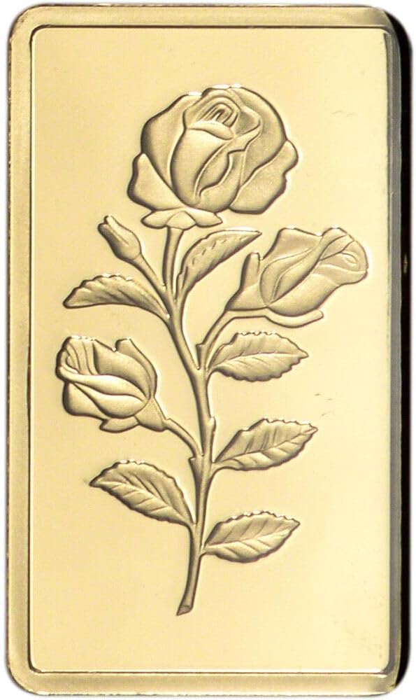 Generic Sterling Silver bezel frame for 2.5 Gram PAMP Suisse Gold Bar Lady Fortuna and 2.5 gram Pamp Rosa