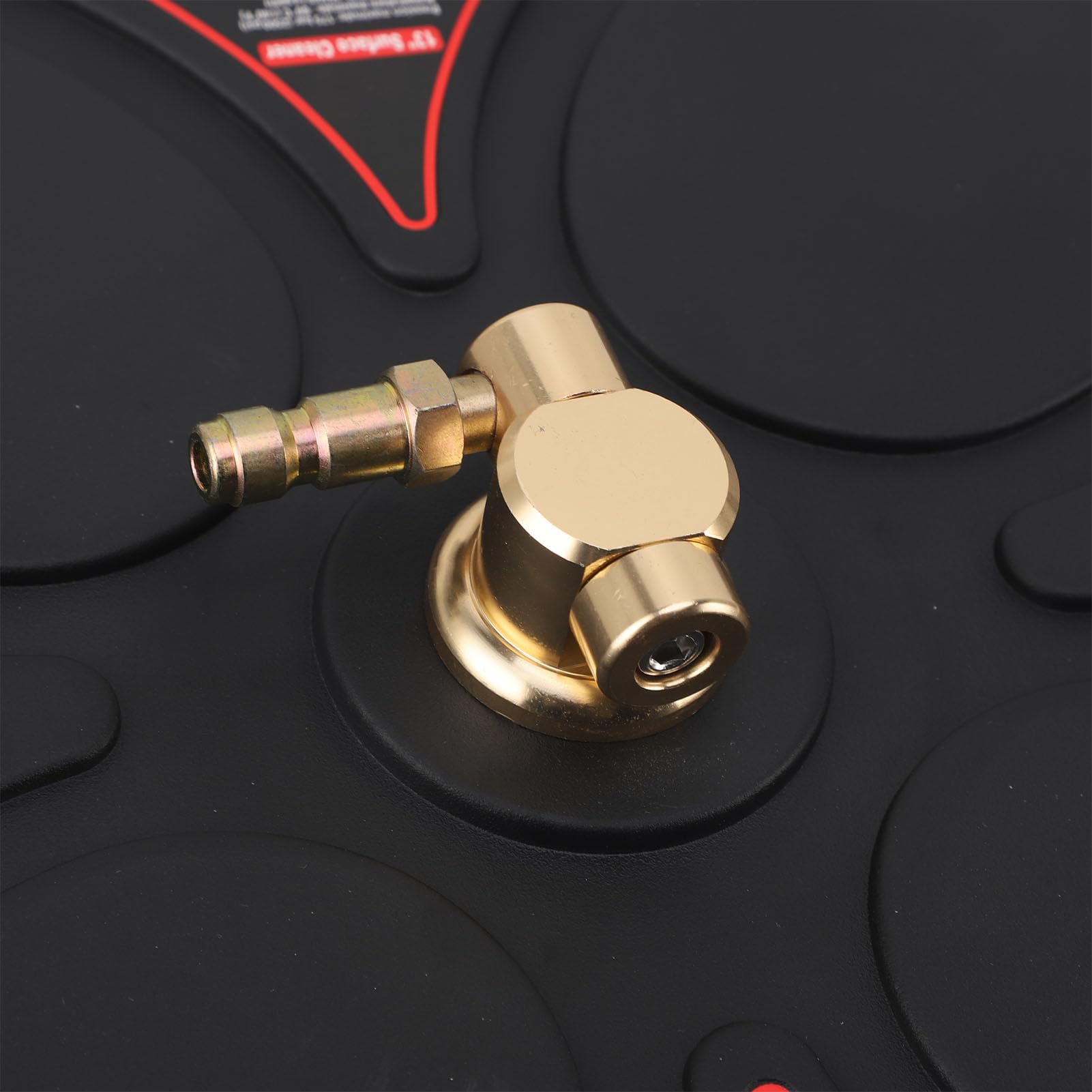 Cryfokt Limpiador de Superficies para Hidrolavadora, Accesorio con 4 Ruedas, 13 Pulgadas 2500 PSI, for Limpieza de Hormigón Entrada Patio Acera, con Conector Rápido de 1,4