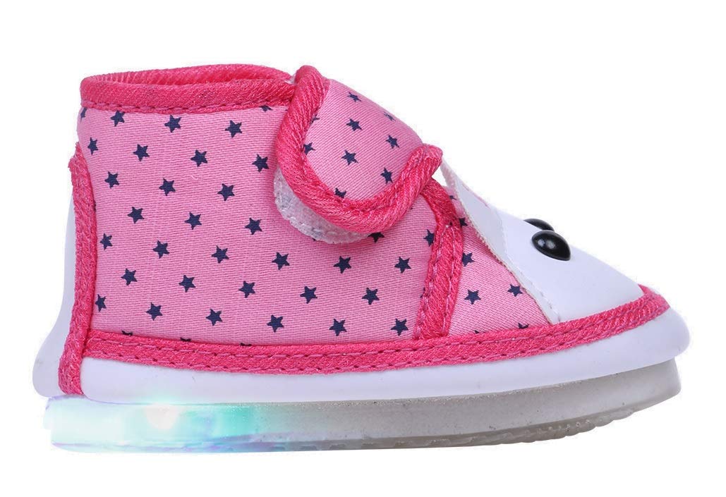 CHIU Kids LED Light Shoes with Chu Chu Music Sound & Small Star Print for Baby Girls and Boys (Age Group – 9-12 Months, 12-15 Months, 15-18 Months, 18-24 Months) CHIU Kids LED Light Shoes with Chu Chu Music Sound & Small Star Print for Baby Girls and Boys (Age Group – 9-12 Months, 12-15 Months, 15-18 Months, 18-24 Months)
