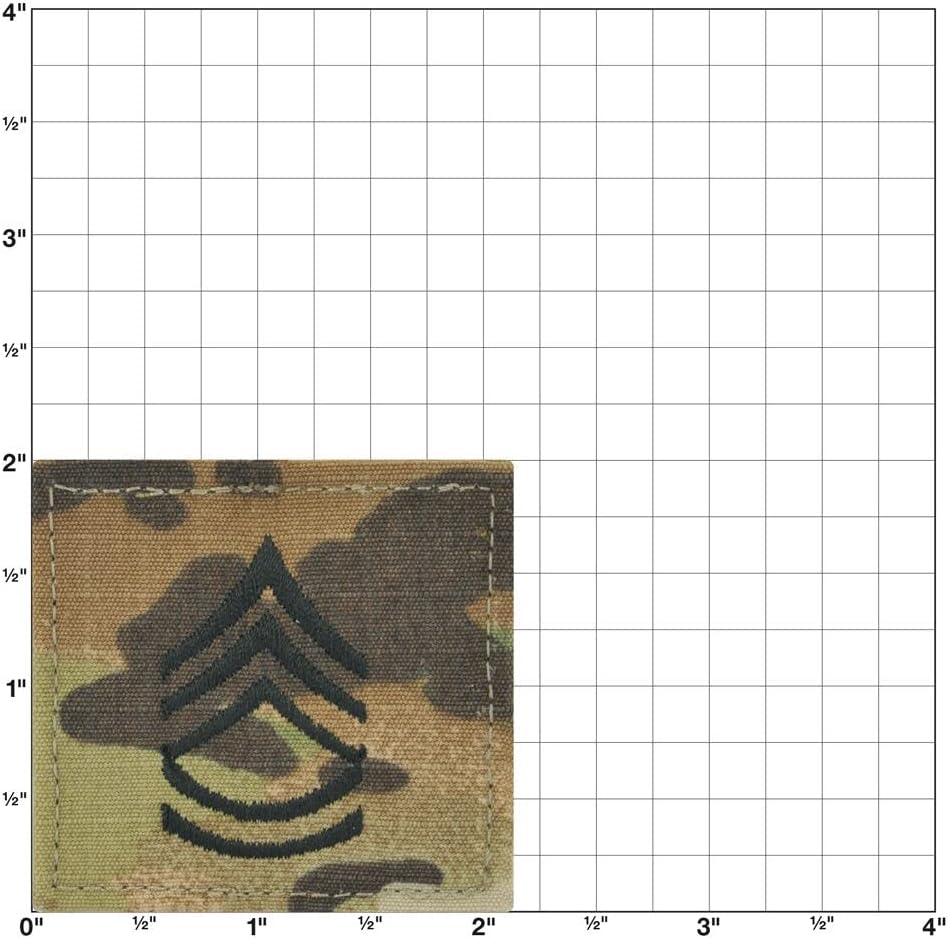 MEDALS OF AMERICA EST. 1976 Army Sergeant First Class Rank OCP/Scorpion With Hook And Loop