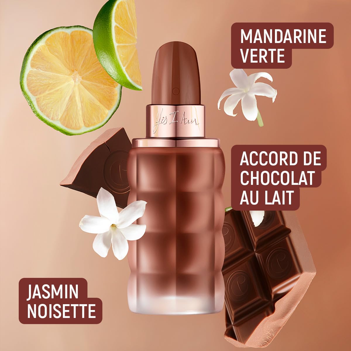 Cacharel Yes I Am Bloom Up, Eau de Parfum pour Femme en Spray Vaporisateur, Parfum Floral Ambré Fruité, Bien-être et Optimisme