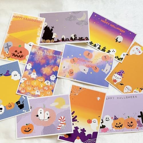 Amazon | WAKUWAKU〜sanyo〜 ポストカード ハガキ ハロウィン 秋