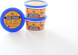 Pine River Cheese Spreads 3-Pack | (3) 8 oz Tubs | SHELF-STABLE Gourmet Wisconsin Pub Cheese Spread (Aged Asiago)