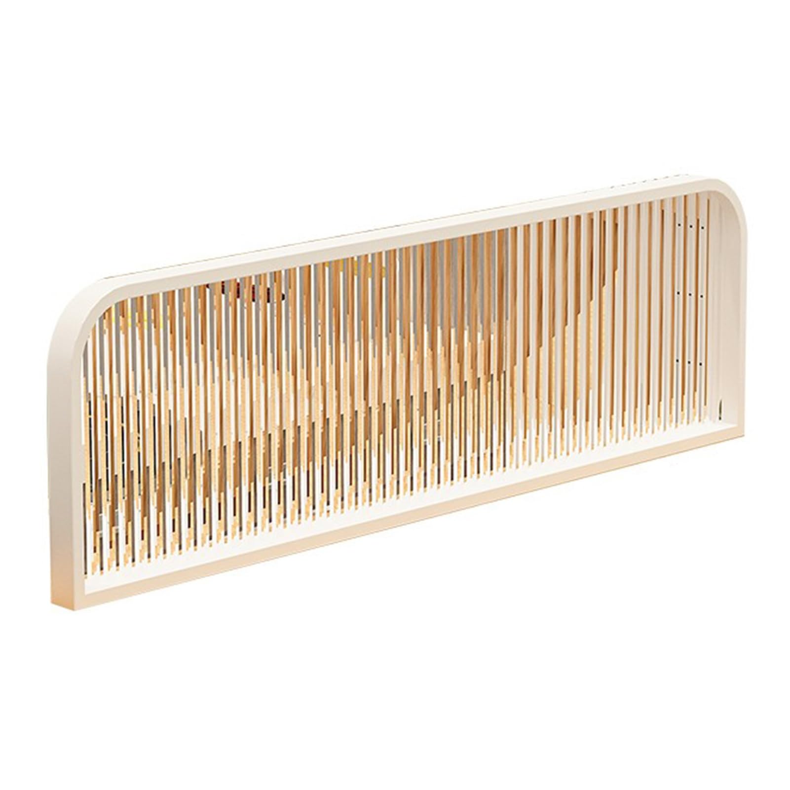 KLGFBDC Dividers for Dining Areas, Striped Matte Glass Restaurant Decorative Partitions, Raised Hot Pot Aisle Countertop Desk Divider, 30cm Low Fence (Color : White-A, Size : 30x60cm)