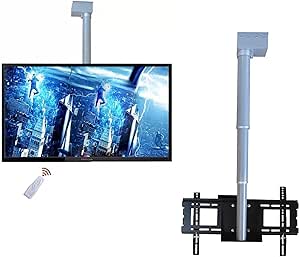 Amazon.com: Universal TV Stand, Motorized Ceiling TV Mount - Electric ...