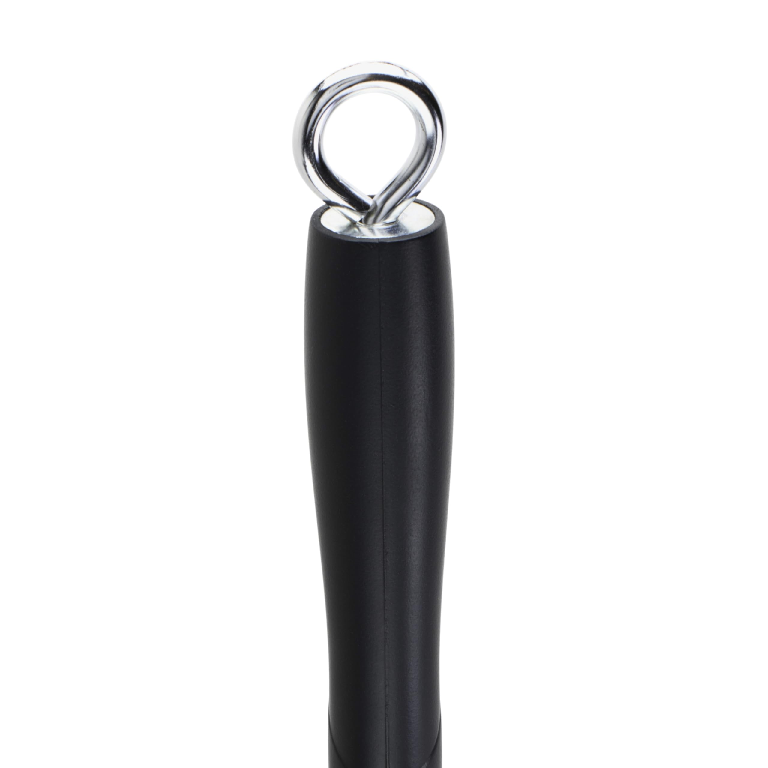 Wok antiadherente Everyday de 8 pulgadas, negro, wok pequeño de acero al carbono, construcción de pared alta, base plana, mango ergonómico de protección de llama, sartén antiadherente para 3