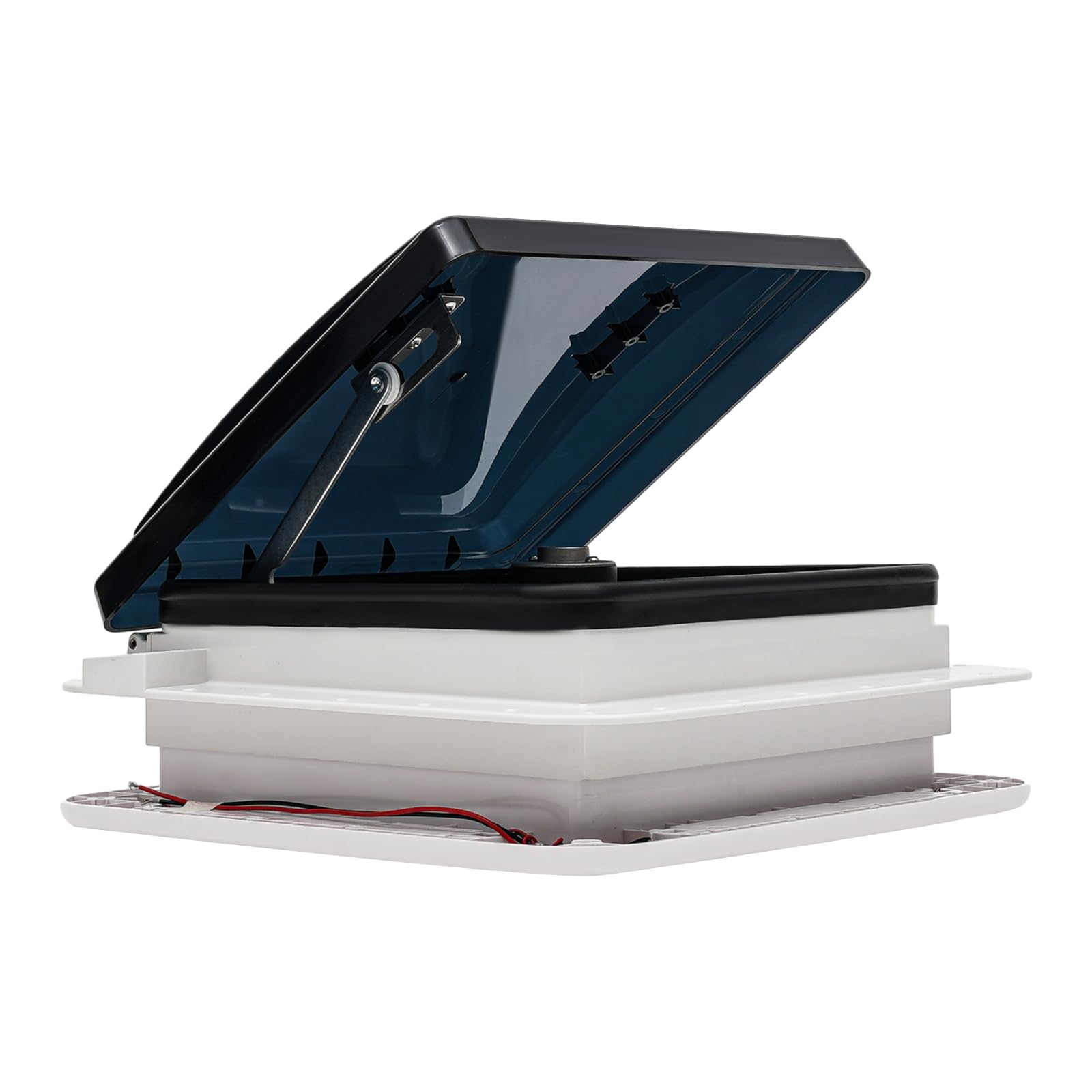 Ventilación para caravana: ventilador de techo de 12 V, extractor reversible, techo de caravana con iluminación LED, para caravanas y caravanas, escotilla