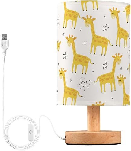 Miniatura 2 de Night Lamp Led Lamp Trendy Cute Yellow Giraffe Table Lamps for Girls Farm