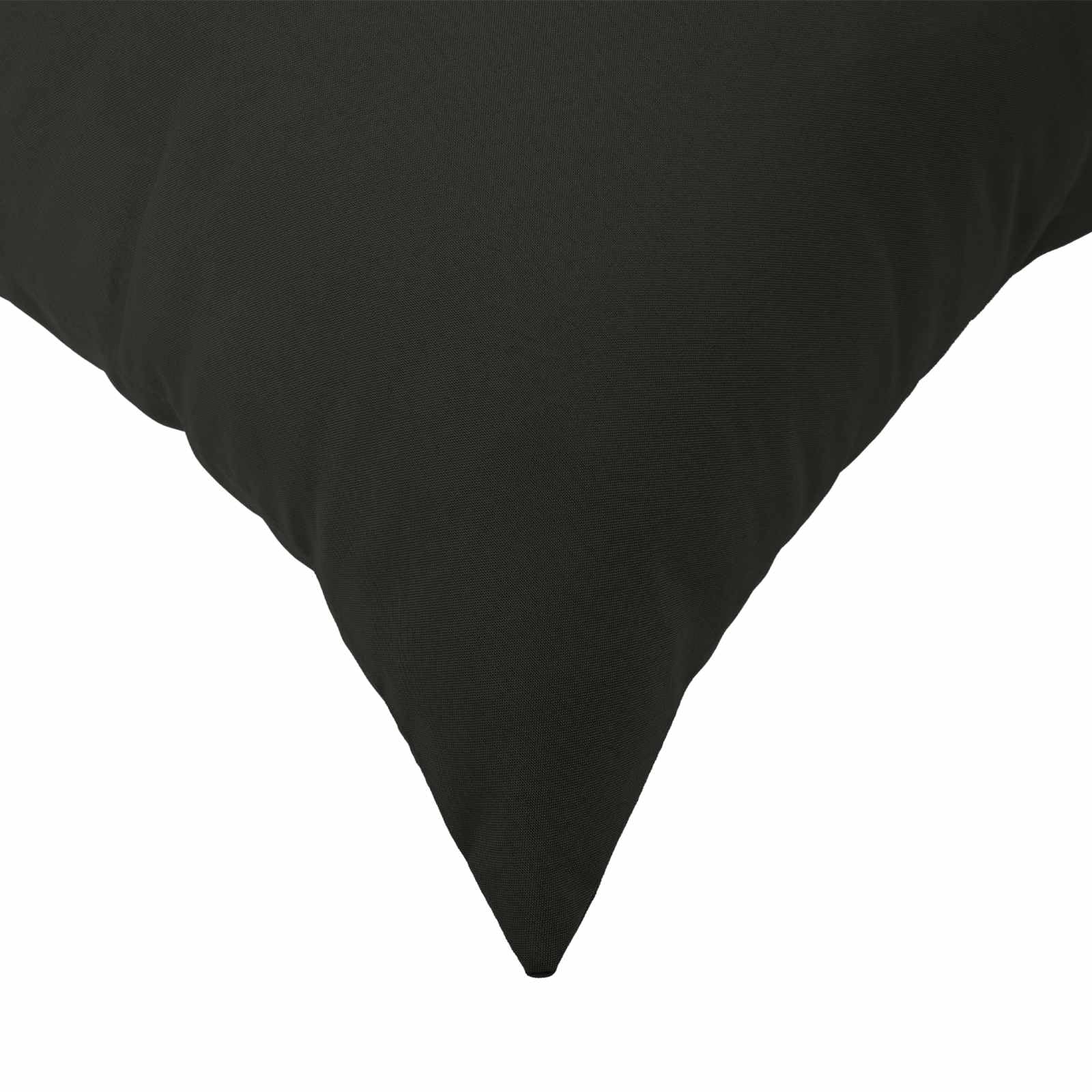 Federa per cuscino, 6 pezzi, in poliestere, 50 x 80 cm, colore nero, federa