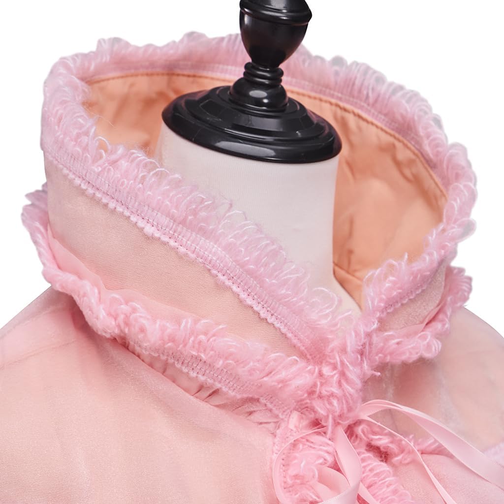 Women's Vintage Evening Cape Ethereal Cloak Tulle Fairy Cloak Princess Capelet Wedding Bridal Shawls for Dress