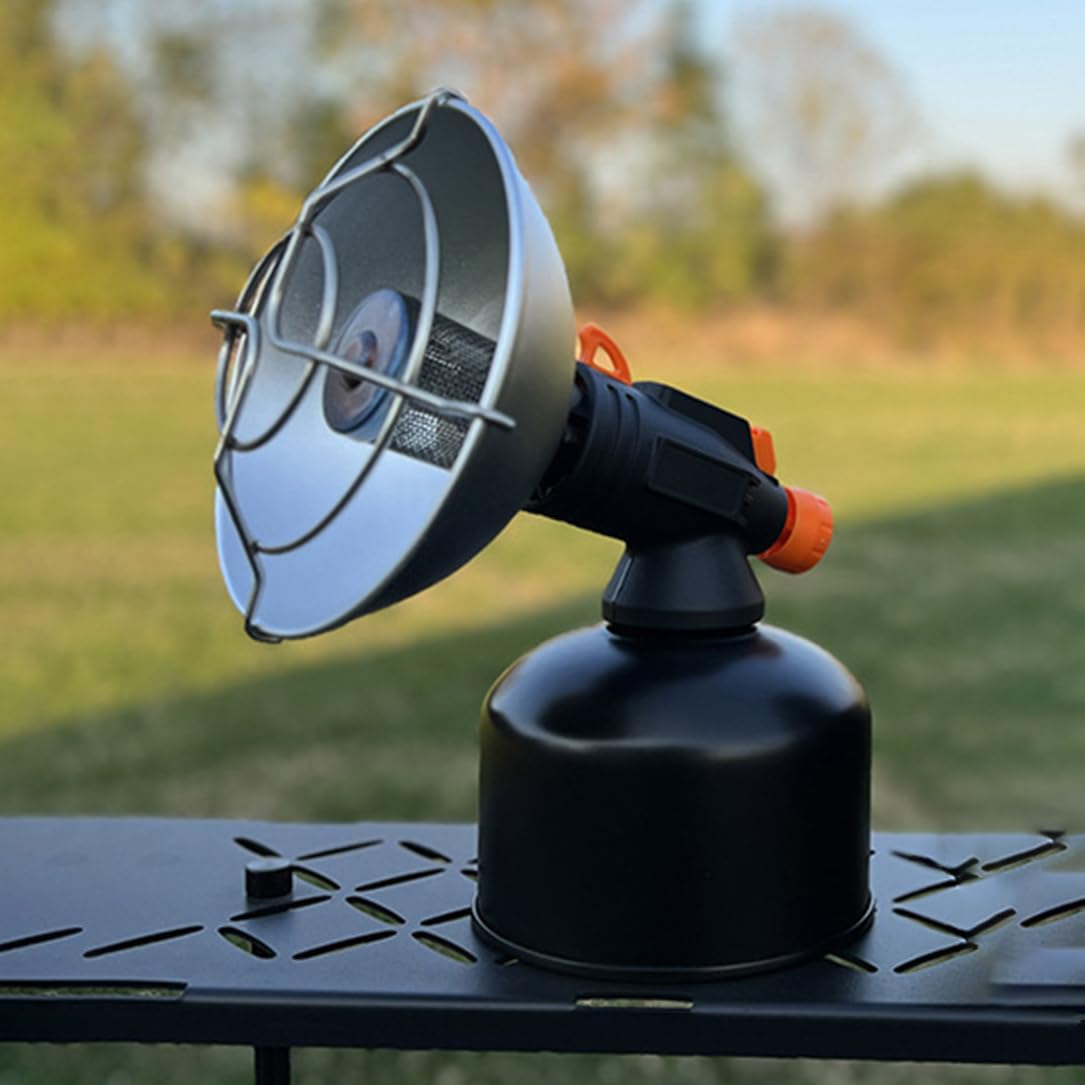 Winter-Camping-Heizlüfter, Heizung Mit für Outdoor-Camping,Edelstahl-Wärmekontrollventilator - Tragbarer -Campingkocher zum Angeln, Camping, Picknick, Reisen, Wandern