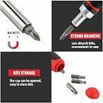 38-Piece Ratcheting Screwdriver Sets nut Driver Set Magnetic Torx Slotted Phillips Square Muti Screwdriver Bits Sockets Set T-Handle Rachet Tools Set Basic Tool Kit for Home Repair Dorm Mechanics