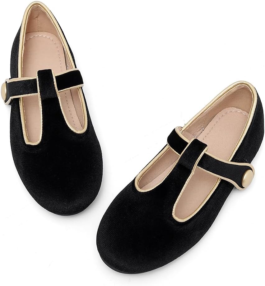 Girls Toddler Dress Shoes Ballet Mary Jane Flats for Baby Little Kids Girl