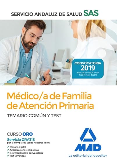 Pediatra de atención primaria del servicio andaluz de salud. Temario común y test