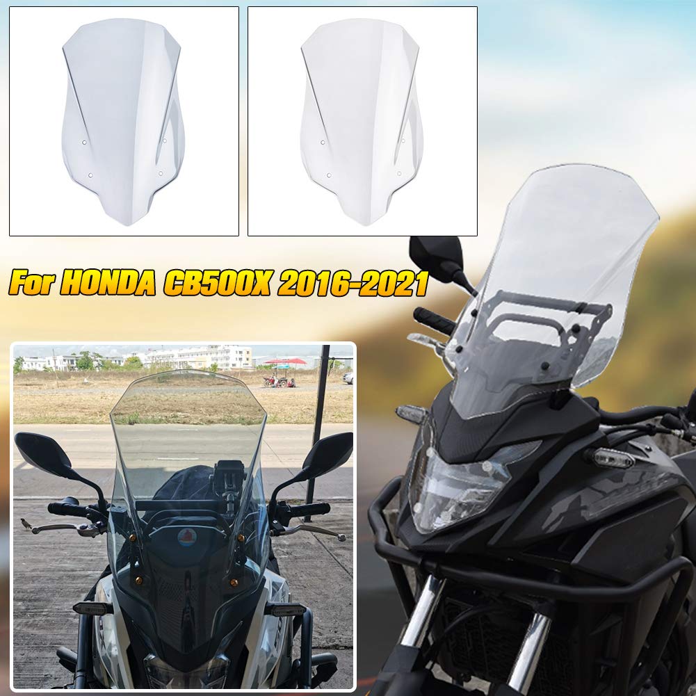 Buy AHOLAA Motorcycle Windshield Windscreen Wind Screen Wind Deflector