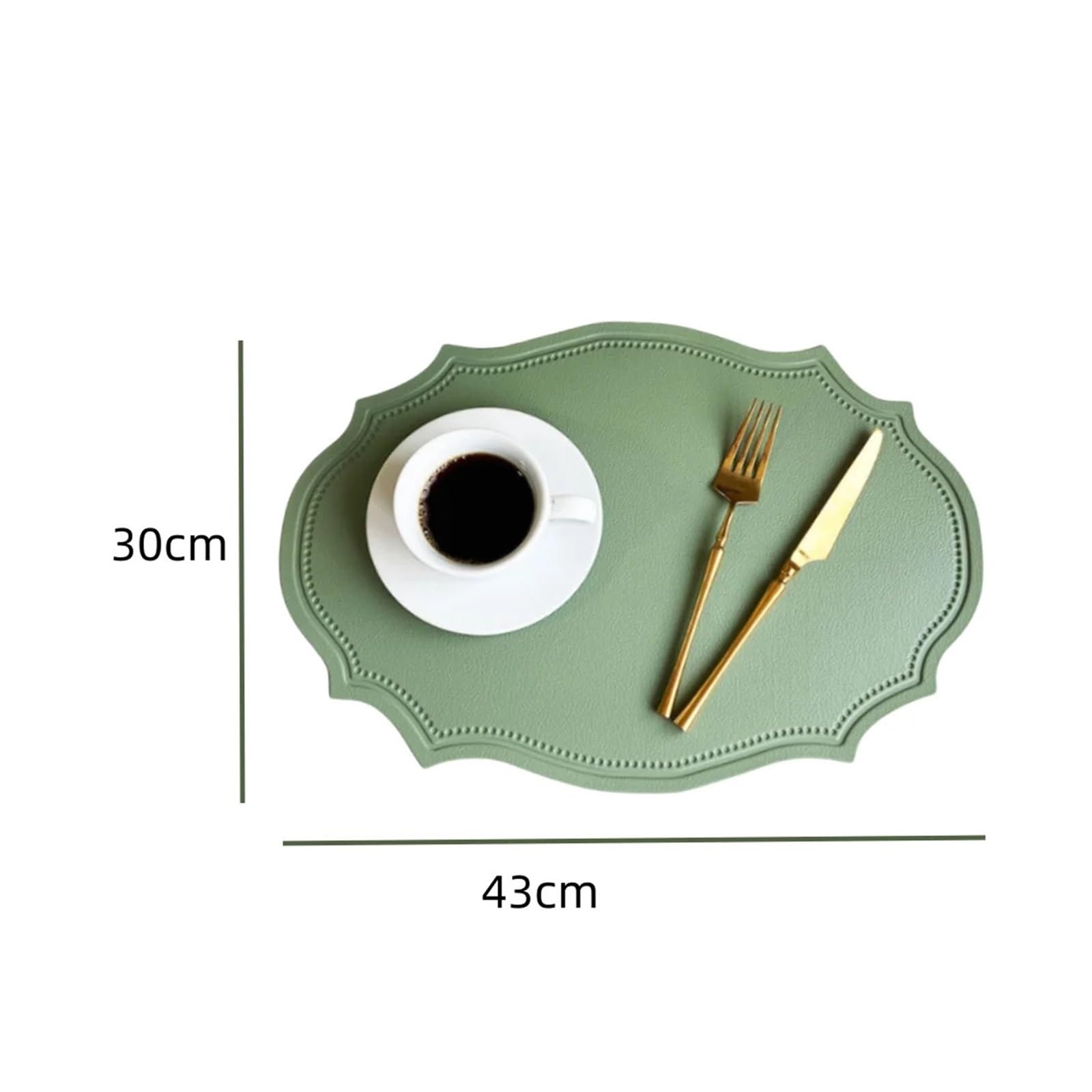1/4/6 PIÈCES Napperon Ensemble Cuisine Table À Manger Tapis Vaisselle Café(Red,4pcs 30x43cm)