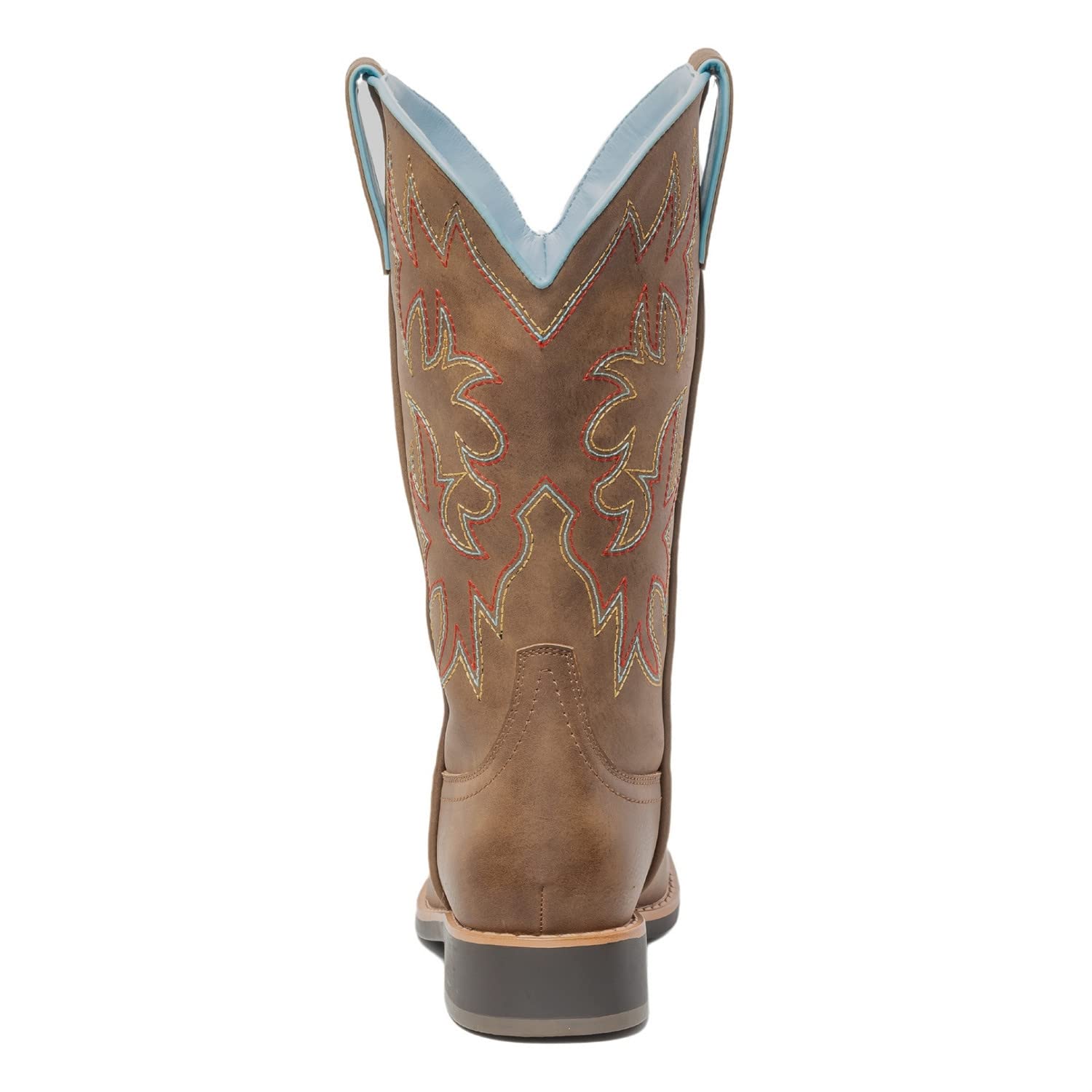 SheSole Damen Westernstiefel Cowboystiefel Mit Blockabsatz Viereckige Zehe Vintage Frauen Cowboy Stiefel