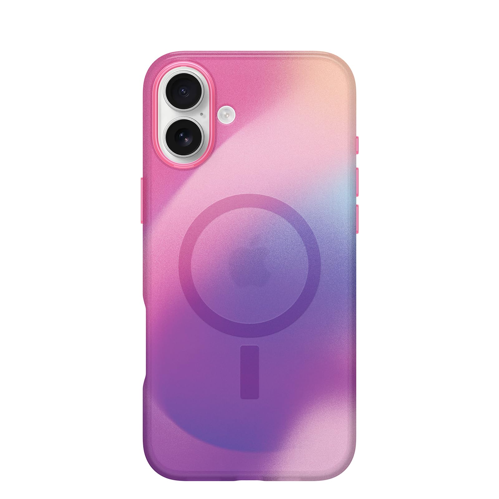 OtterBox iPhone 16 Plus Figura Series Case - EOS Pink - Hydro-Dipped Design, Ultra-Thin, Silicone iPhone Case, MagSafe iPhone Case with Camera Bumper