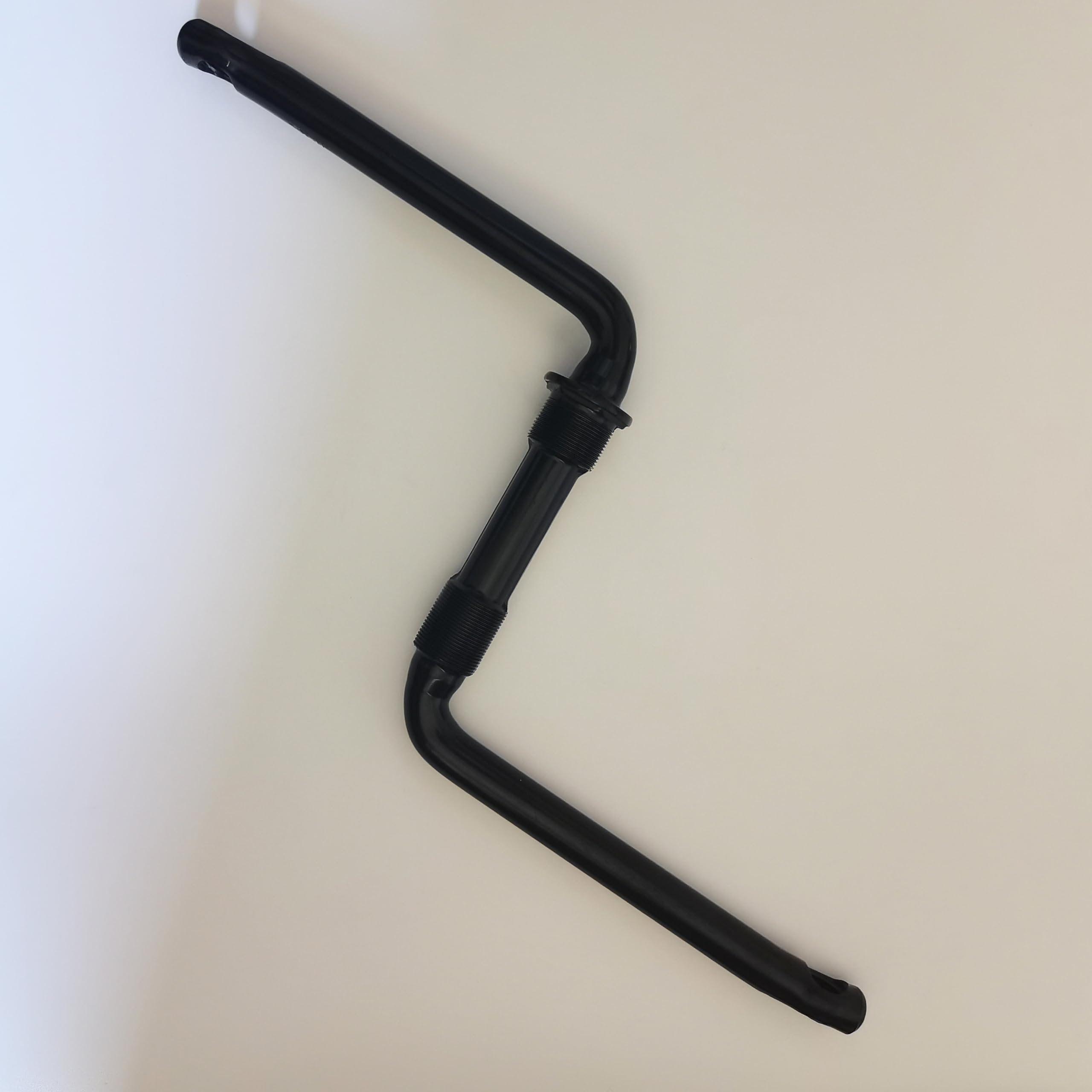 ZZRSDAN One Piece Black Crankarm Set,Wide One Piece Bike Crank, Length of Arm:152mm/5.984