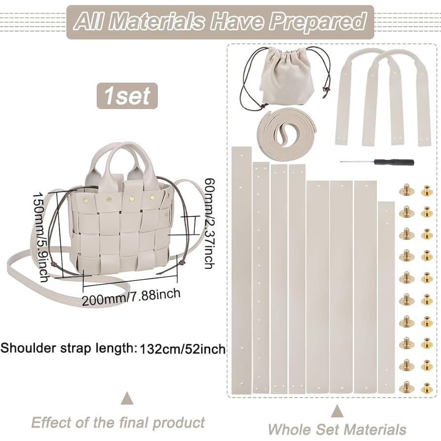 Amazon.co.jp: WADORN DIY PU レザーバッグ作成キット